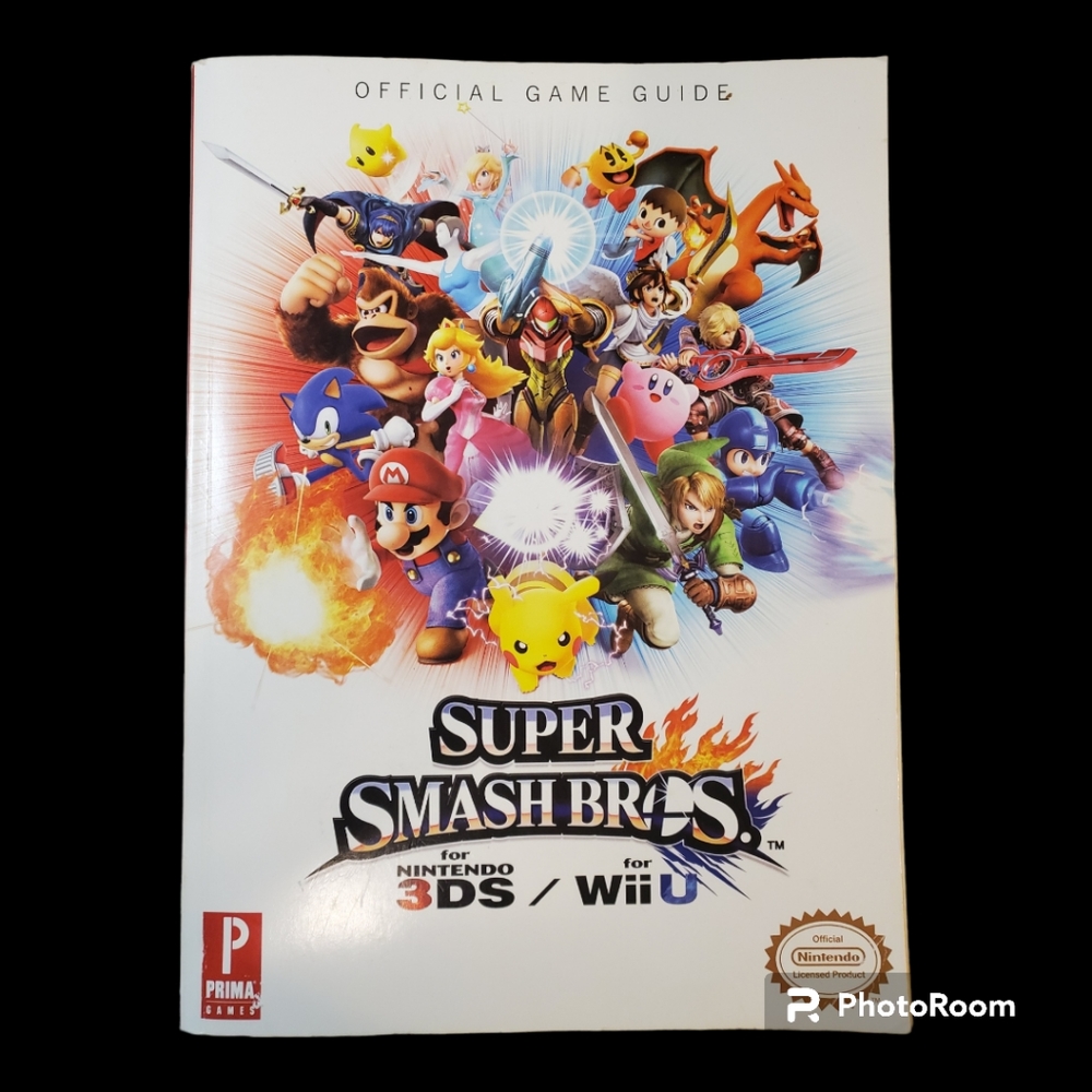 SUPER SMASH BROS Official Game Guide For Nintendo 3DS & WII U Nintendo